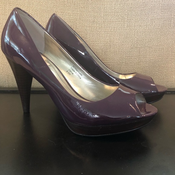 Style&Co. purple patent Celine high heels sz 8.5 - Picture 1 of 8